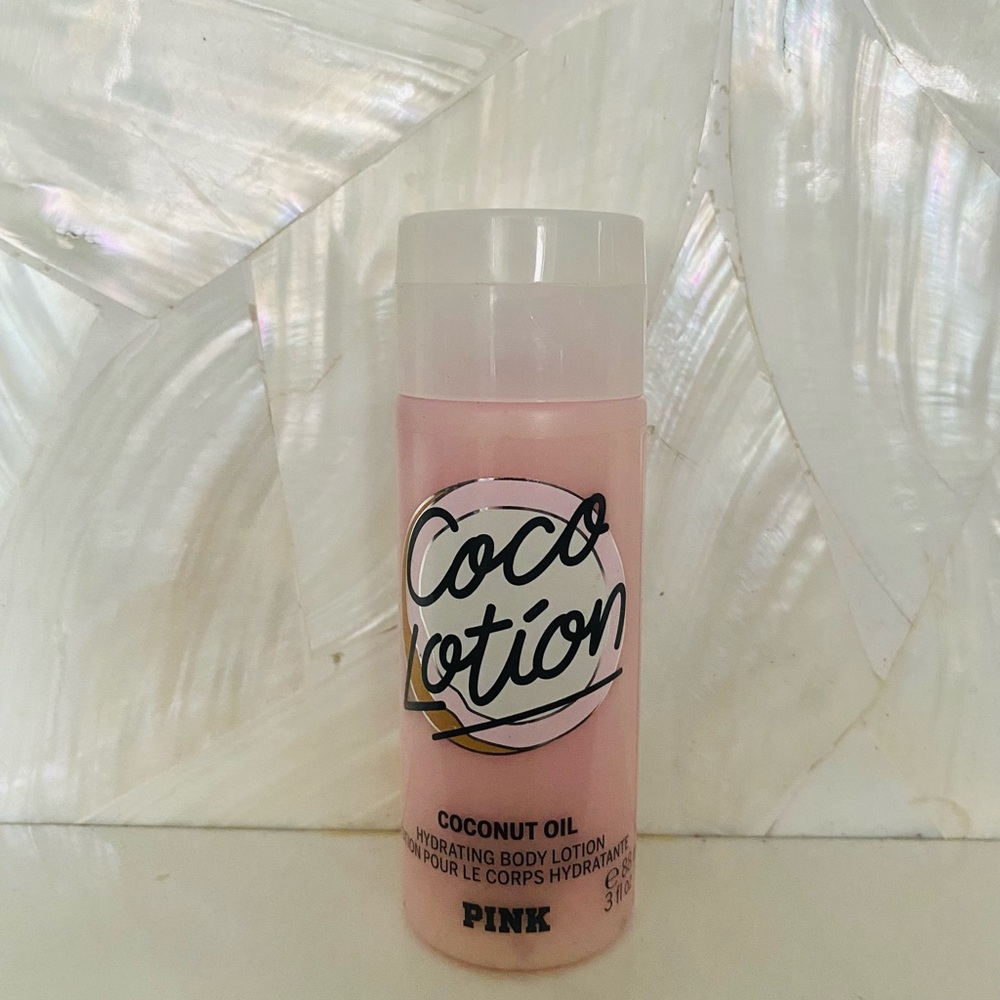 NEW PINK Coco Lotion Coconut Oil Hydrating Body Lotion - 3OZ